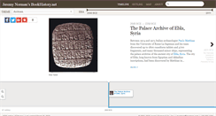 Desktop Screenshot of bookhistory.net